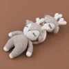 Hot La compagnie de la peluche Peluche crochet faon gris