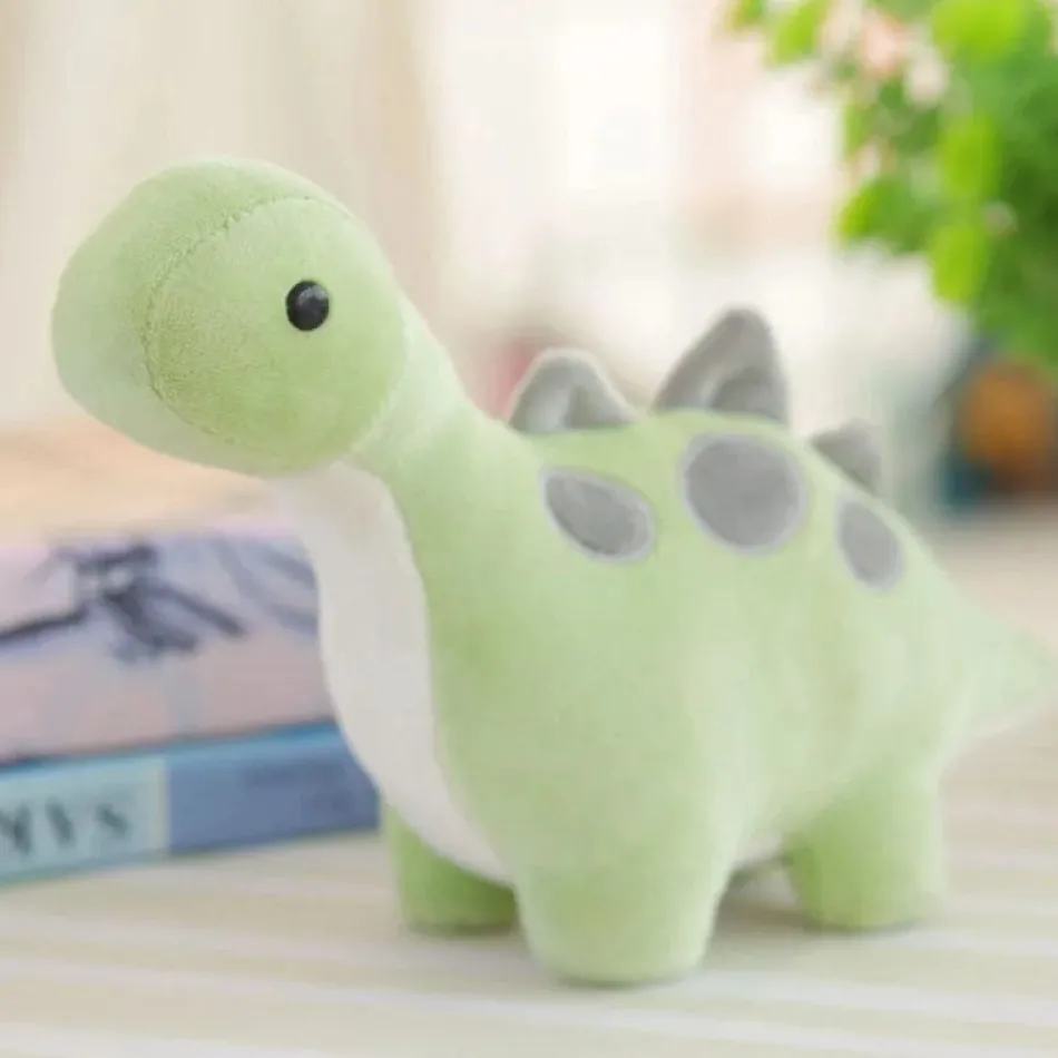 Hot La compagnie de la peluche Peluche dinosaure diplodocus vert et gris