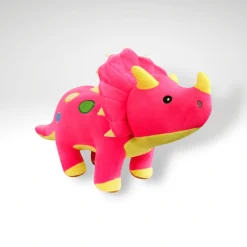Discount La compagnie de la peluche Peluche dinosaure triceratops aux couleurs vives