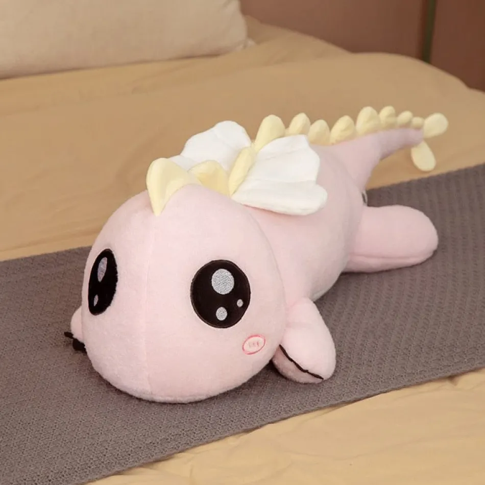 Sale La compagnie de la peluche Peluche dragon géant aux gros yeux