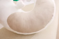 New La compagnie de la peluche Peluche dragon long blanc et vert