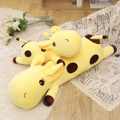 Outlet La compagnie de la peluche Peluche girafe géante jaune