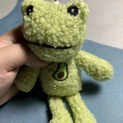 Clearance La compagnie de la peluche Peluche grenouille verte avocat douce et câline enfant