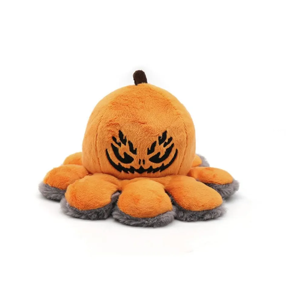 Hot La compagnie de la peluche Peluche Halloween réversible araignée et citrouille