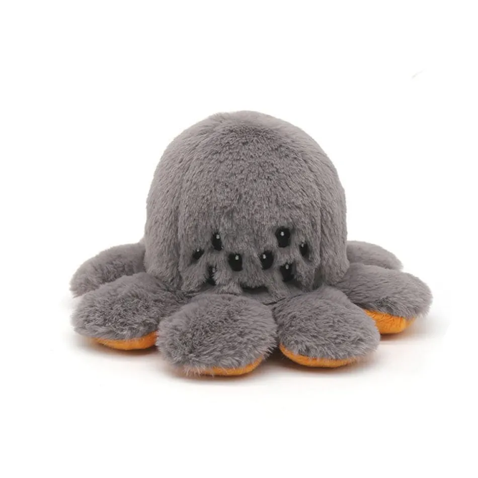 Hot La compagnie de la peluche Peluche Halloween réversible araignée et citrouille