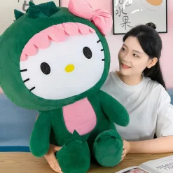 Clearance La compagnie de la peluche Peluche Hello Kitty dinosaure douce enfant câlin