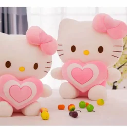 Best La compagnie de la peluche Peluche Hello Kitty douce cœur amour enfant câlin