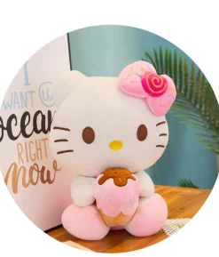 Outlet La compagnie de la peluche Peluche Hello Kitty douce gourmandise estivale