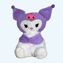 New La compagnie de la peluche Peluche Hello Kitty Kuromi violet veilleuse douce nuit