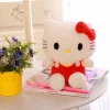 Sale La compagnie de la peluche Peluche Hello Kitty rouge douce câline enfant collection