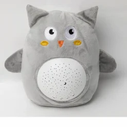 Outlet La compagnie de la peluche Peluche hibou bruit blanc apaisant doux sommeil enfant