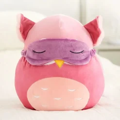 New La compagnie de la peluche Peluche hibou Squishmallow cosy enfant chambre hiver