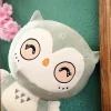 Best La compagnie de la peluche Peluche hibou vert kawaii doux pour déco enfant