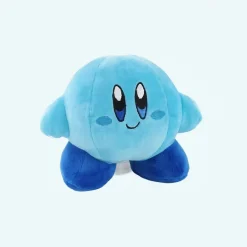 Best La compagnie de la peluche Peluche Kirby sourire joyeux rose bleu doux enfant