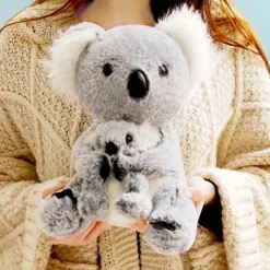 New La compagnie de la peluche Peluche koala avec son bébé
