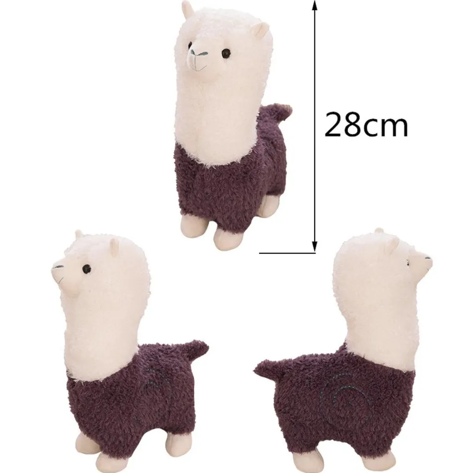 Hot La compagnie de la peluche Peluche lama alpaga violet doux et câlin enfant