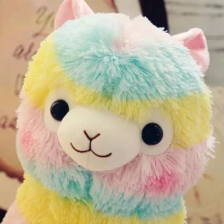 Outlet La compagnie de la peluche Peluche lama multicolore doux enfant chambre déco