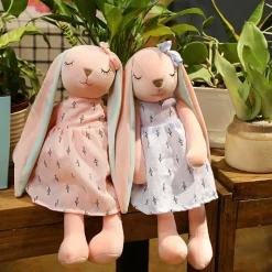 Sale La compagnie de la peluche Peluche lapin aux longues oreilles