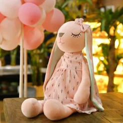 Sale La compagnie de la peluche Peluche lapin aux longues oreilles