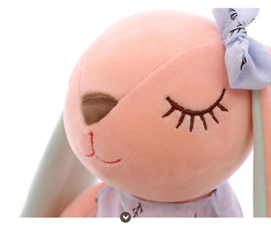 Sale La compagnie de la peluche Peluche lapin aux longues oreilles