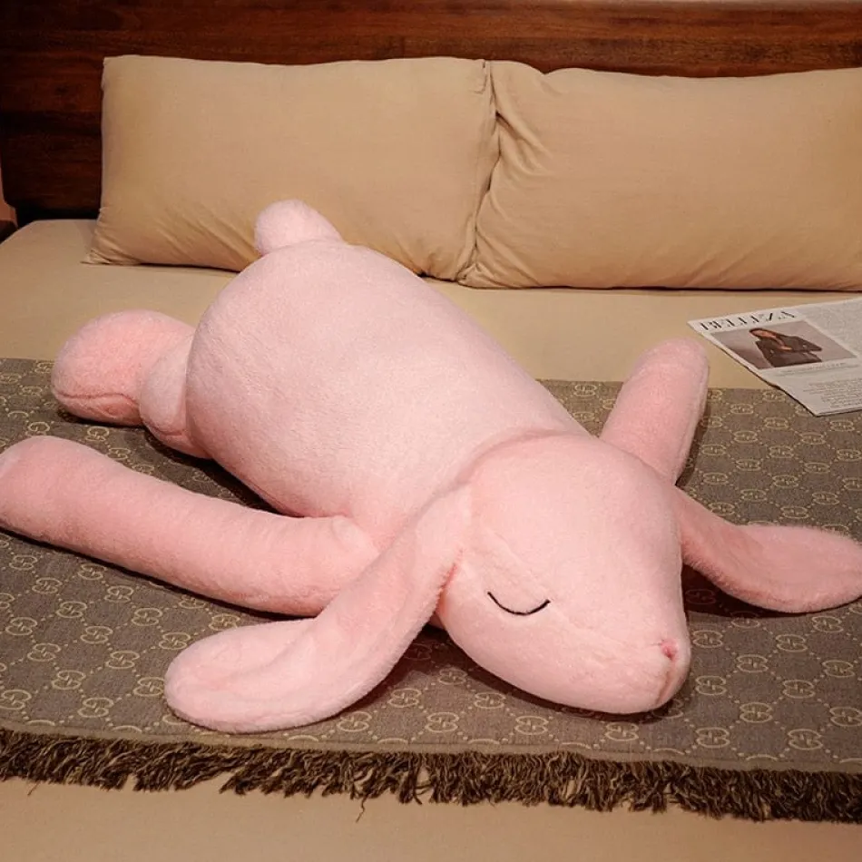 Clearance La compagnie de la peluche Peluche lapin endormi