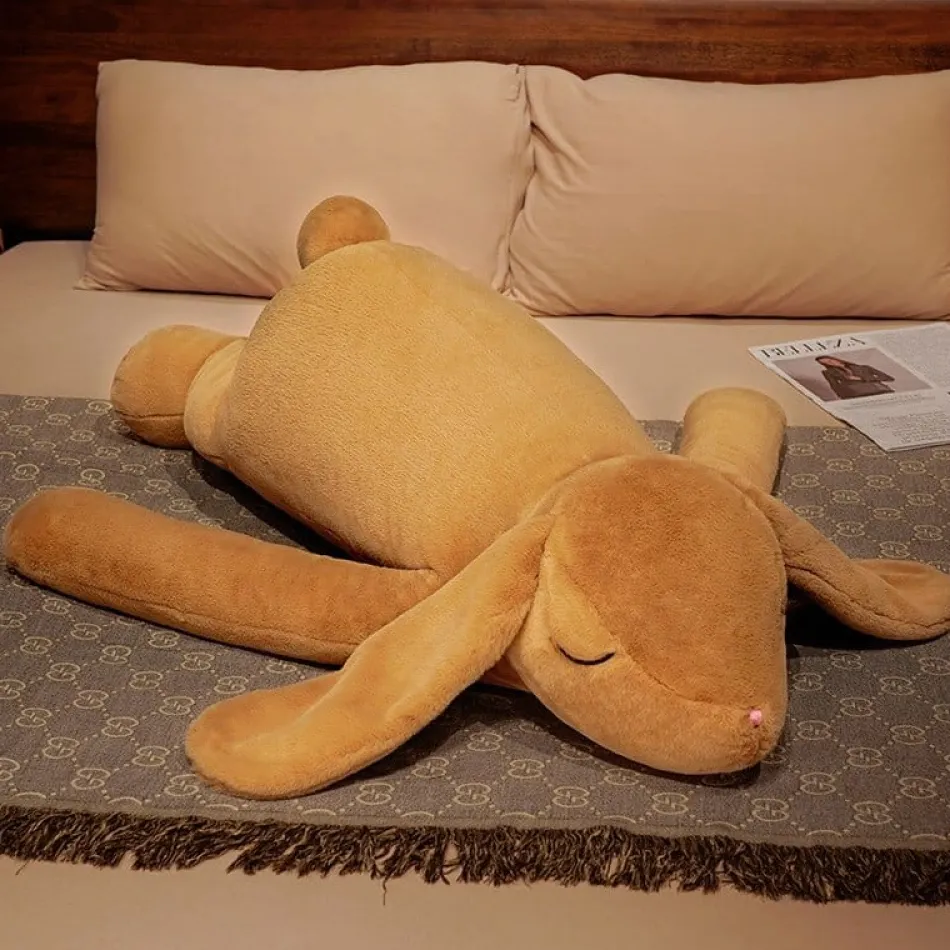 Clearance La compagnie de la peluche Peluche lapin endormi