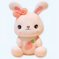 Hot La compagnie de la peluche Peluche lapin rose câlin enfant doux pelucheux