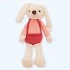 Hot La compagnie de la peluche Peluche lapin rose douce enfant câlin jouet doudou