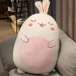 New La compagnie de la peluche Peluche lapin squishmallow blanc aux grandes oreilles