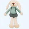 Clearance La compagnie de la peluche Peluche lapin vert doux câlin enfant printemps