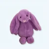 Sale La compagnie de la peluche Peluche lapin violet doux Kawaii câlin enfant