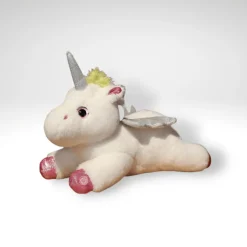 Clearance La compagnie de la peluche Peluche licorne multicolore éclairé