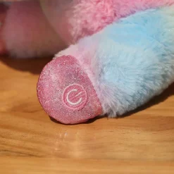 Clearance La compagnie de la peluche Peluche licorne multicolore éclairé