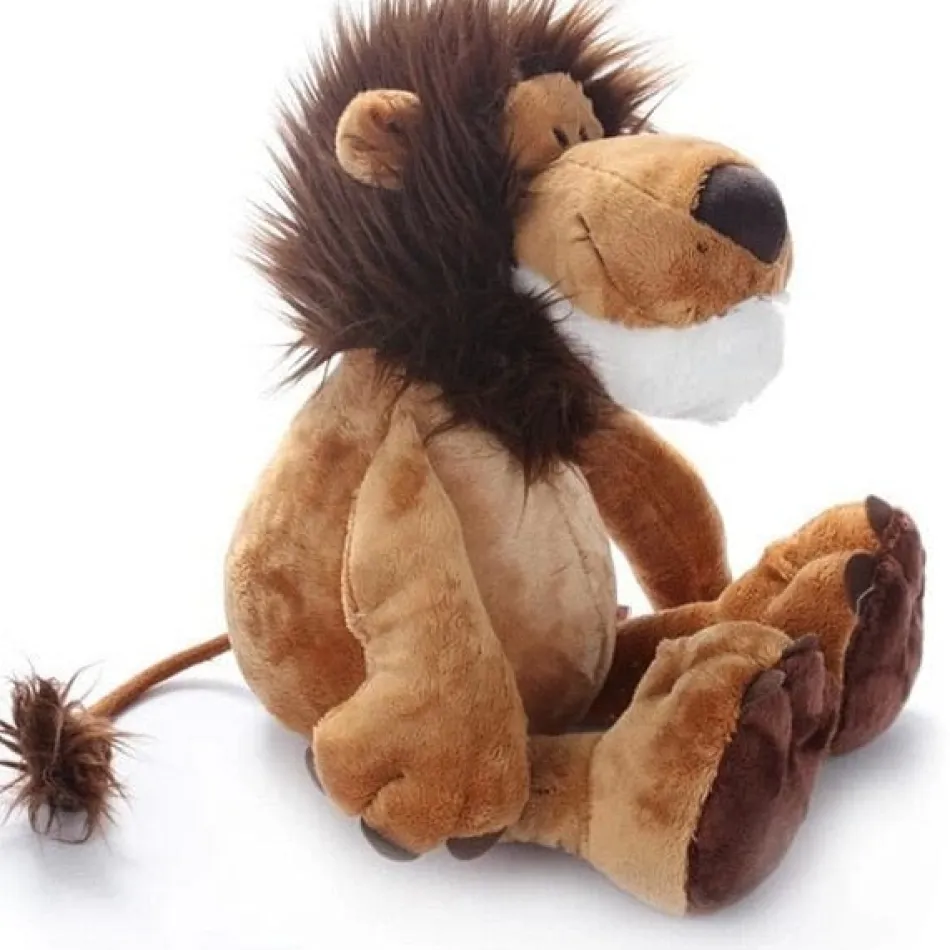 Online La compagnie de la peluche Peluche lion assis et élégant