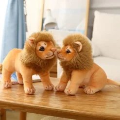 La compagnie de la peluche Peluche lion petit à la crinière douce