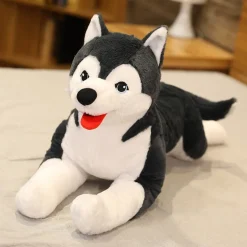 New La compagnie de la peluche Peluche loup élégant qui tire la langue
