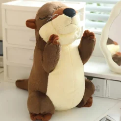 Outlet La compagnie de la peluche Peluche loutre mignonne à câliner