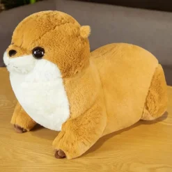 Online La compagnie de la peluche Peluche loutre toute douce