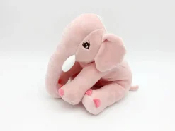 Sale La compagnie de la peluche Peluche éléphant assis et content