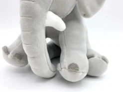 Sale La compagnie de la peluche Peluche éléphant assis et content