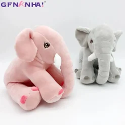 Sale La compagnie de la peluche Peluche éléphant assis et content