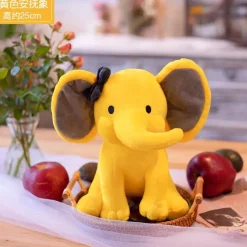 Online La compagnie de la peluche Peluche éléphant coloré avec sa trompe tordue