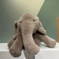 Sale La compagnie de la peluche Peluche éléphant gris tout doux