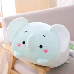 New La compagnie de la peluche Peluche éléphant squishmallow bleu aux grandes oreilles