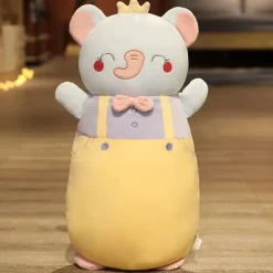 Hot La compagnie de la peluche Peluche éléphant squishmallow roi content et bleu