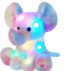 Best La compagnie de la peluche Peluche éléphant veilleuse douce chambre enfant nuit