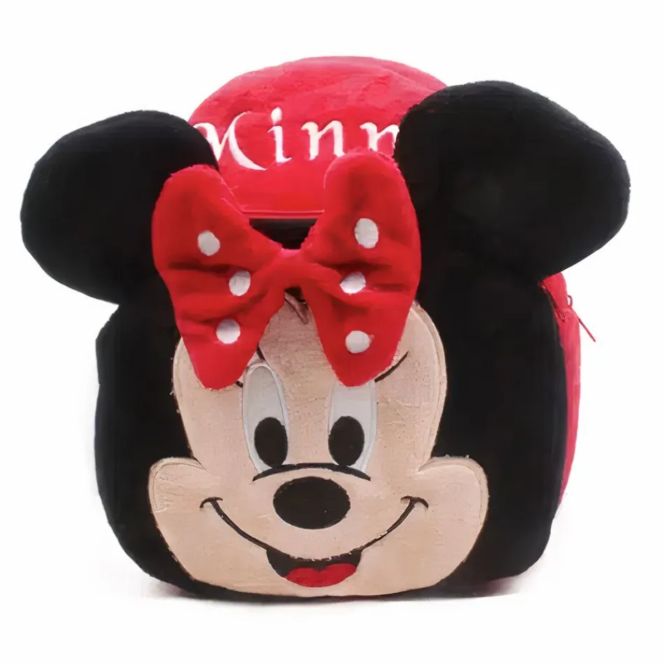 Best La compagnie de la peluche Peluche Minnie sac à dos doux enfant Disney magique