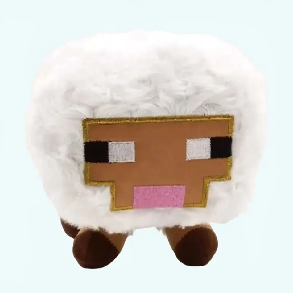 Clearance La compagnie de la peluche Peluche mouton Minecraft douce peluche univers gaming