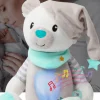 Clearance La compagnie de la peluche Peluche ours musical doux veilleuse nuit apaisante