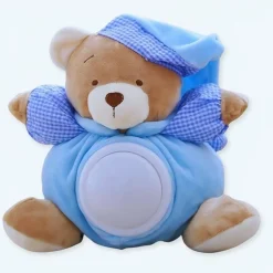 New La compagnie de la peluche Peluche ours veilleuse douce nuit enfant rassurante